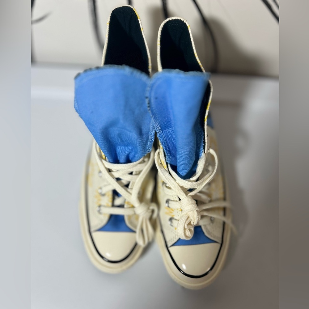 Converse Chuck Taylor High-Top Cookie Monster All Star “Be Nice” Sneakers m8 w10 - Picture 7 of 8